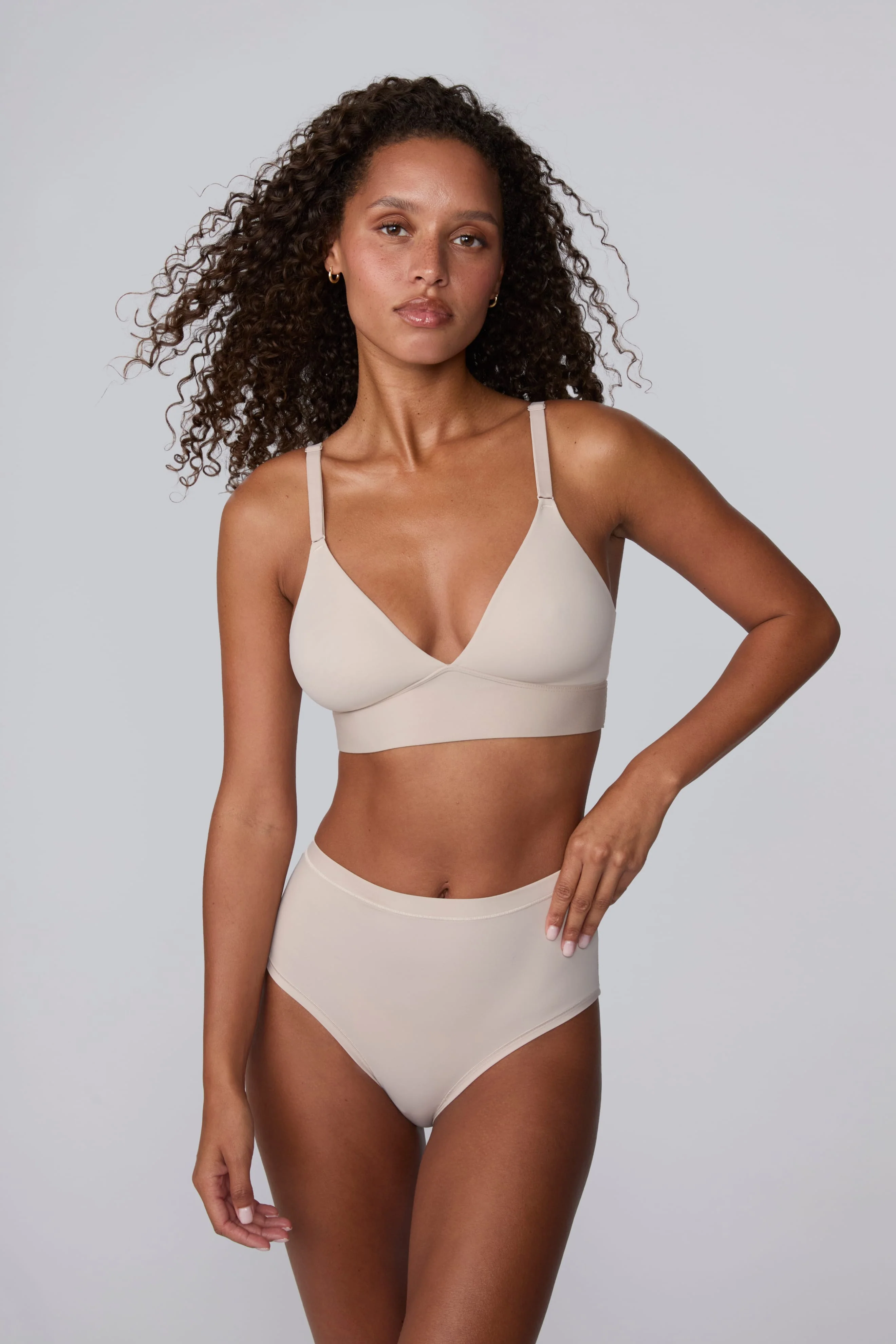 Bliss Highwaist Brief - Pebble - Image 5