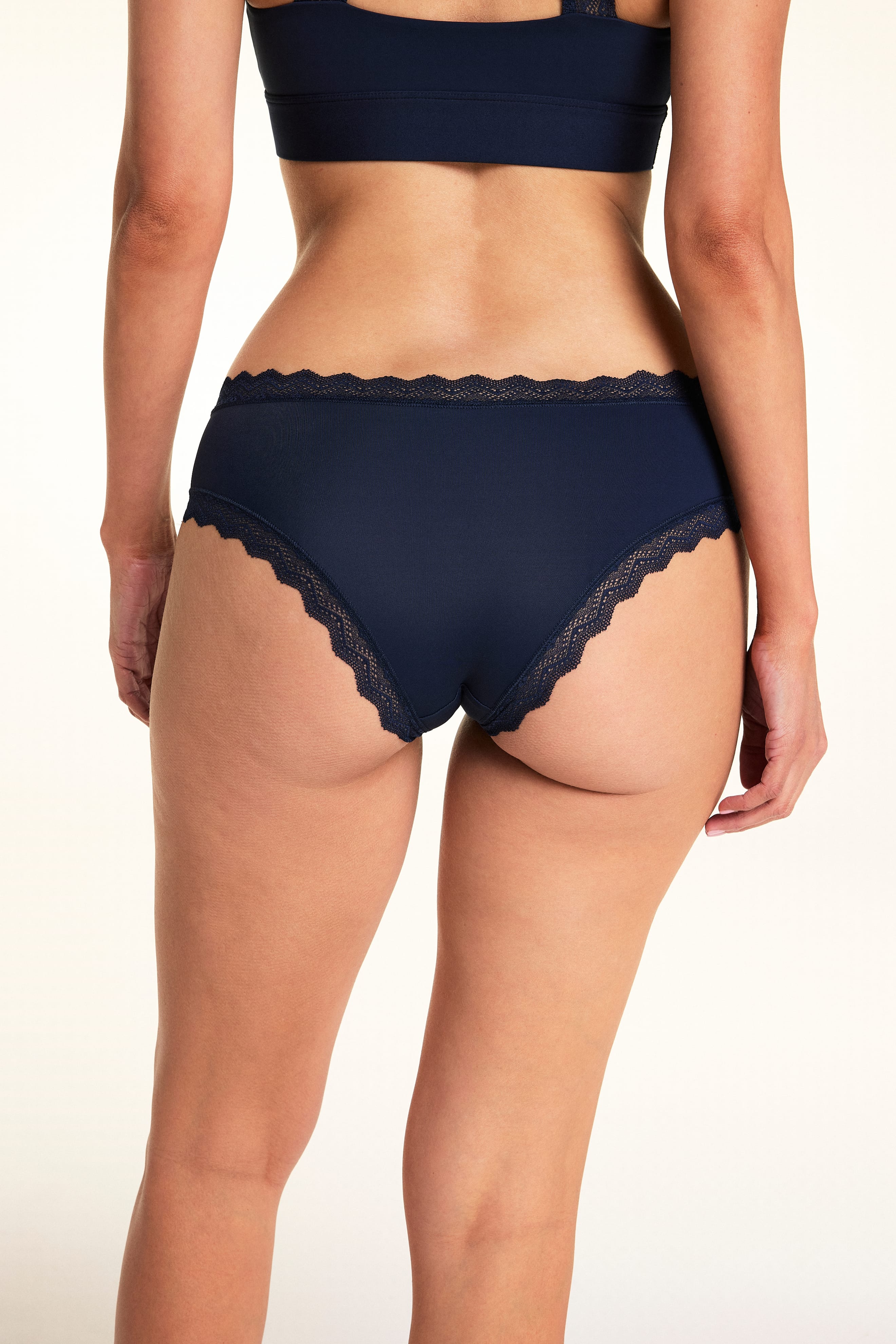 Bliss Lace Cheeky - Navy - Image 7