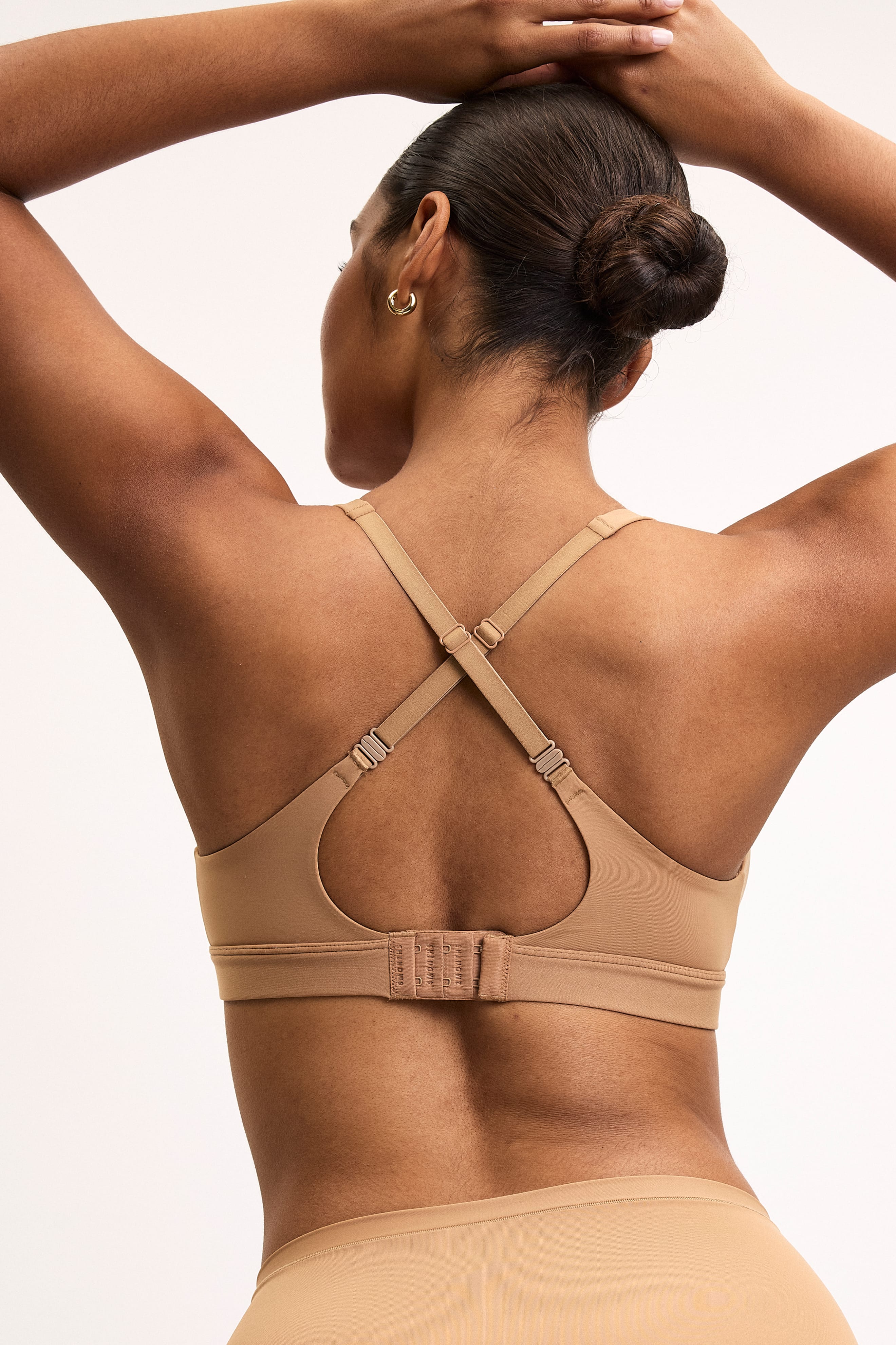 Bliss Plunge Adjustable Bralette - Tan - Image 4