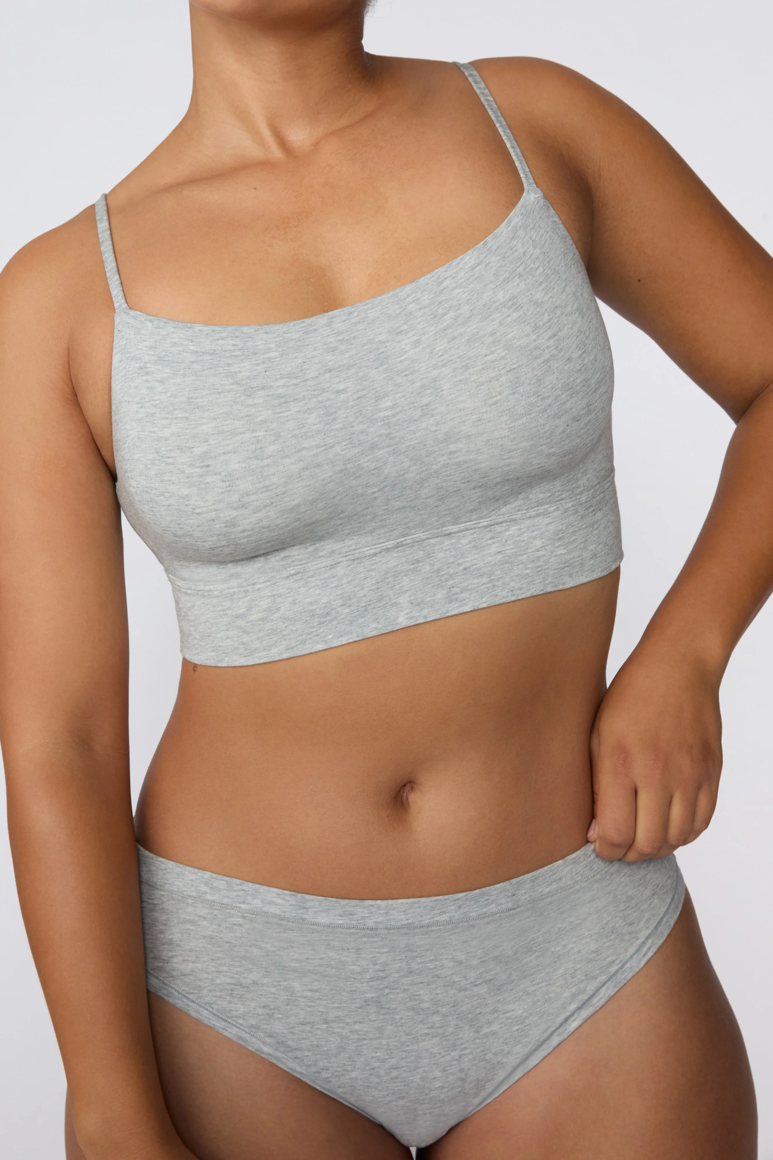 Cloud Cotton Bikini - Heather Grey - Image 4
